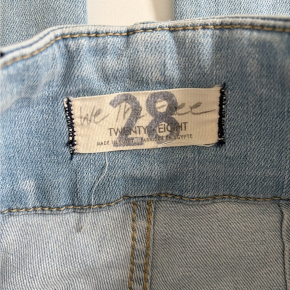 Free Peoplec Jeans We The Free Jayde Flare Jeans In Blue size 28 - Picture 9 of 15